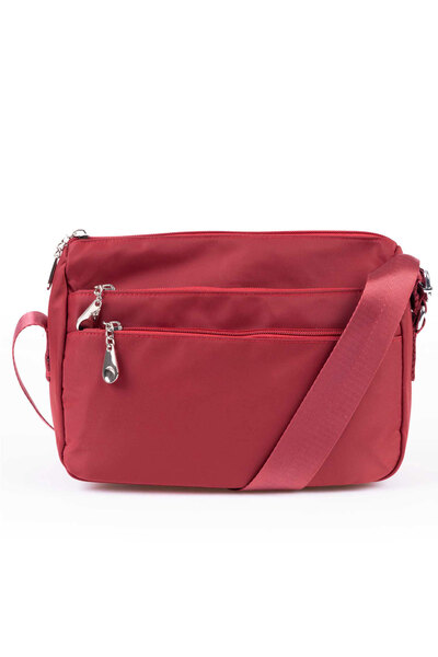 Classic nylon crossbody bag - Red