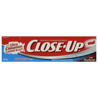 Close-Up - Anticavity fluoride whitening gel toothpaste with mouthwash, 100ml