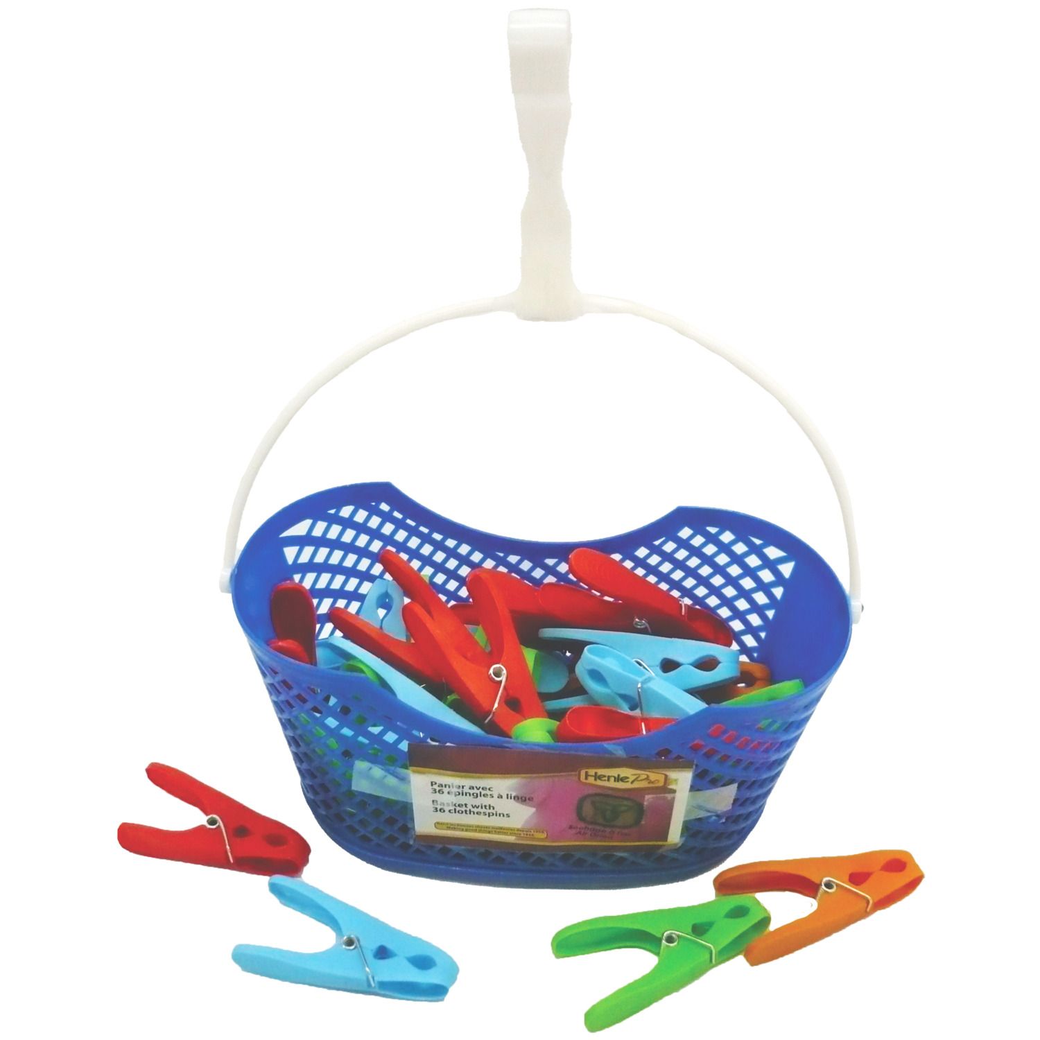 Clothespins with basket