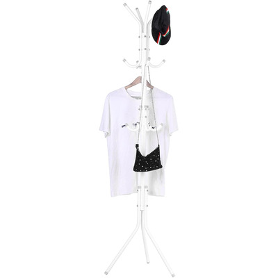 Coat rack with rubber tips