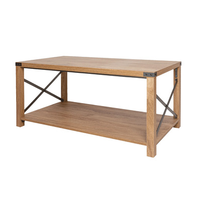Coffee table with antique finish