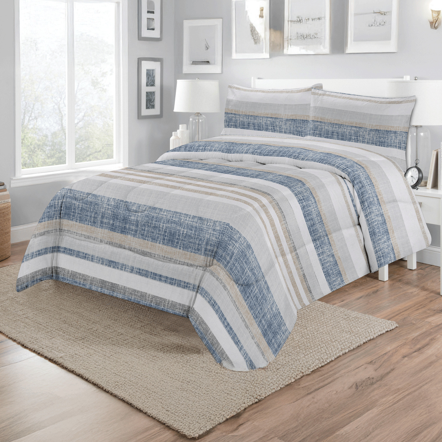 Comforter set, Modern lines