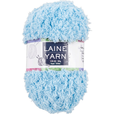 Coral fleece yarn - Light blue