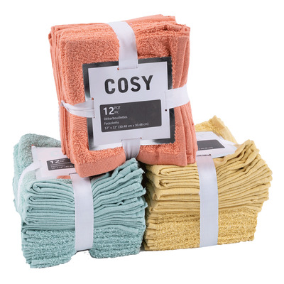 COSY - Textured facecloths, pk. of 12