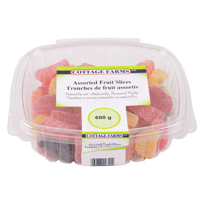 Cottage Farms - Assorted fruit slices, 600g