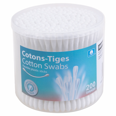 Cotton swabs, pk. of 200