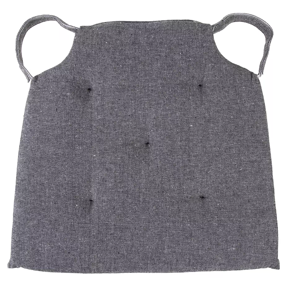 Coussin de chaise, gris fonc&eacute;
