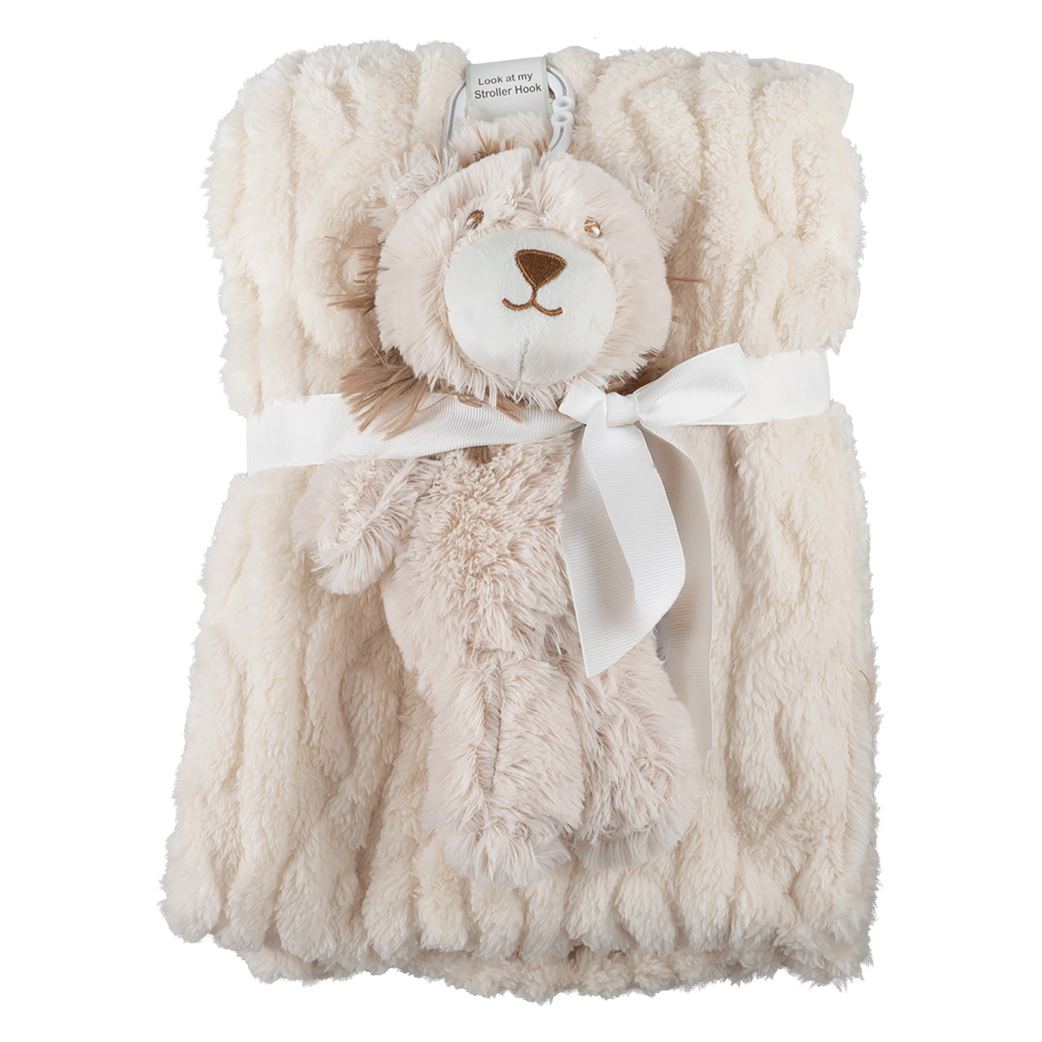 Couverture pour b&eacute;b&eacute; avec peluche