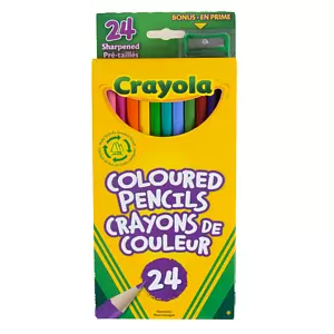 Crayola - 24 Crayons a colorier pré-taillés