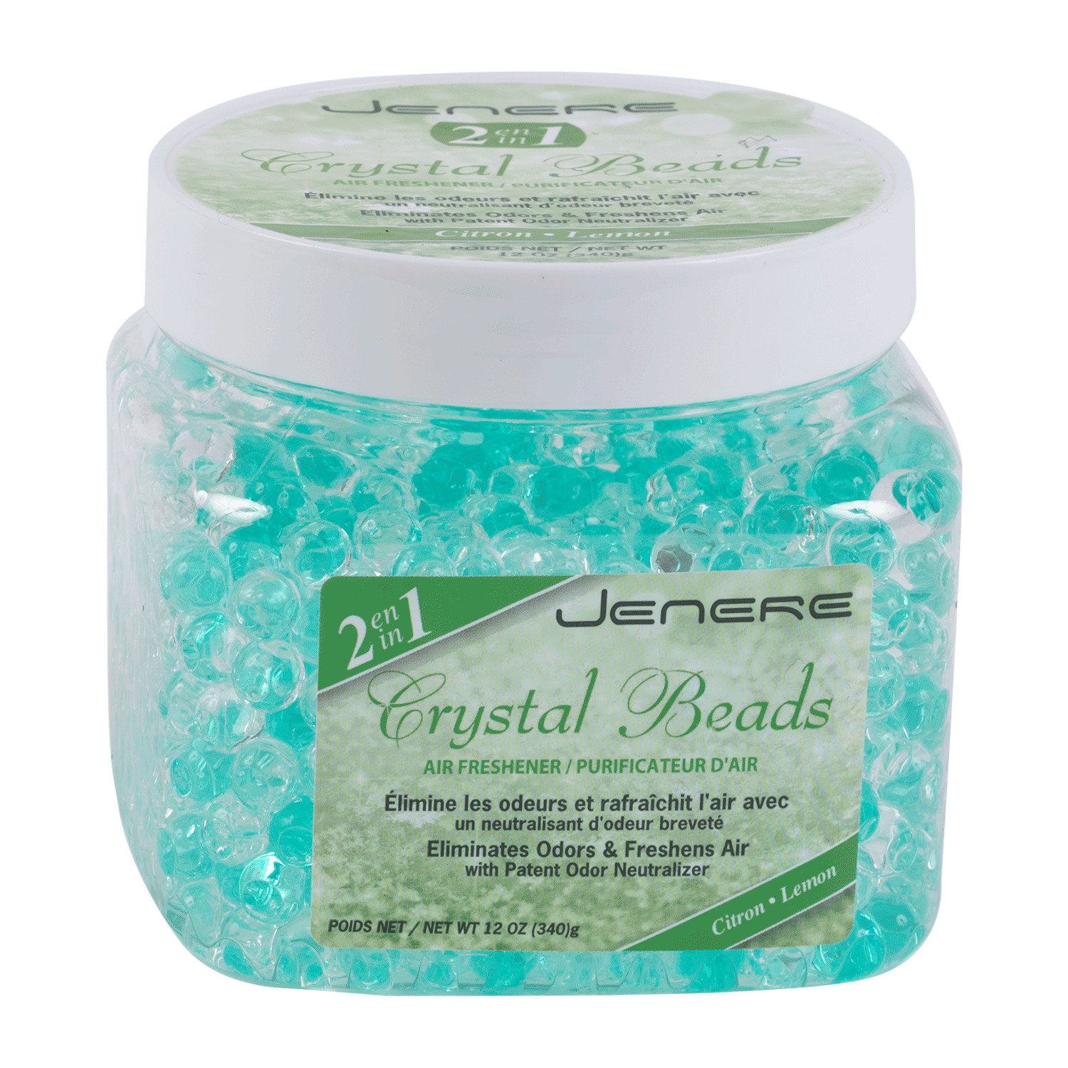 Crystal Beads purificateur d'air 2-en-1 - Citron