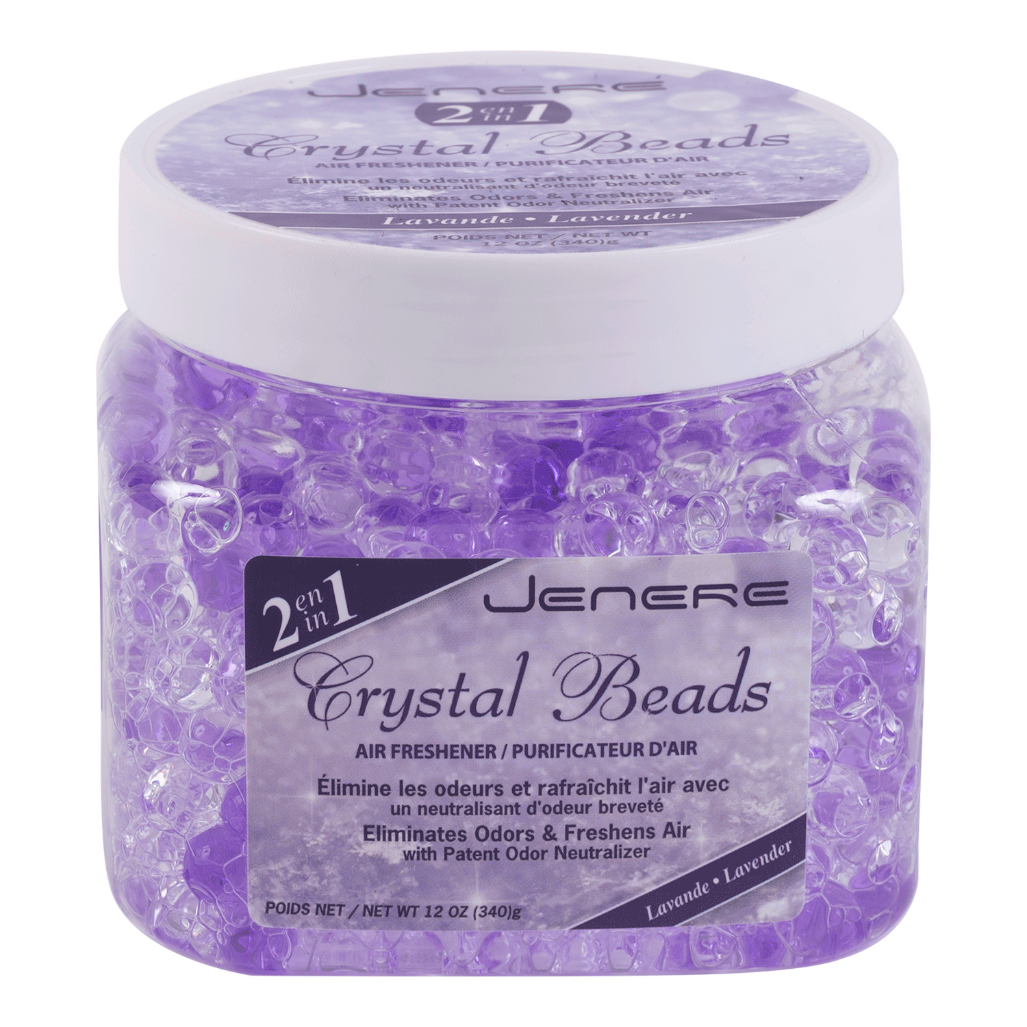Crystal Beads purificateur d'air 2-en-1 - Lavande