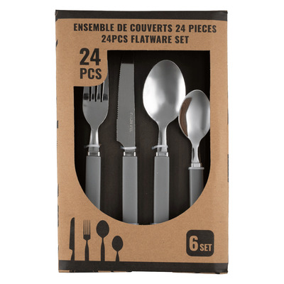 Cutlery set, 24 pcs