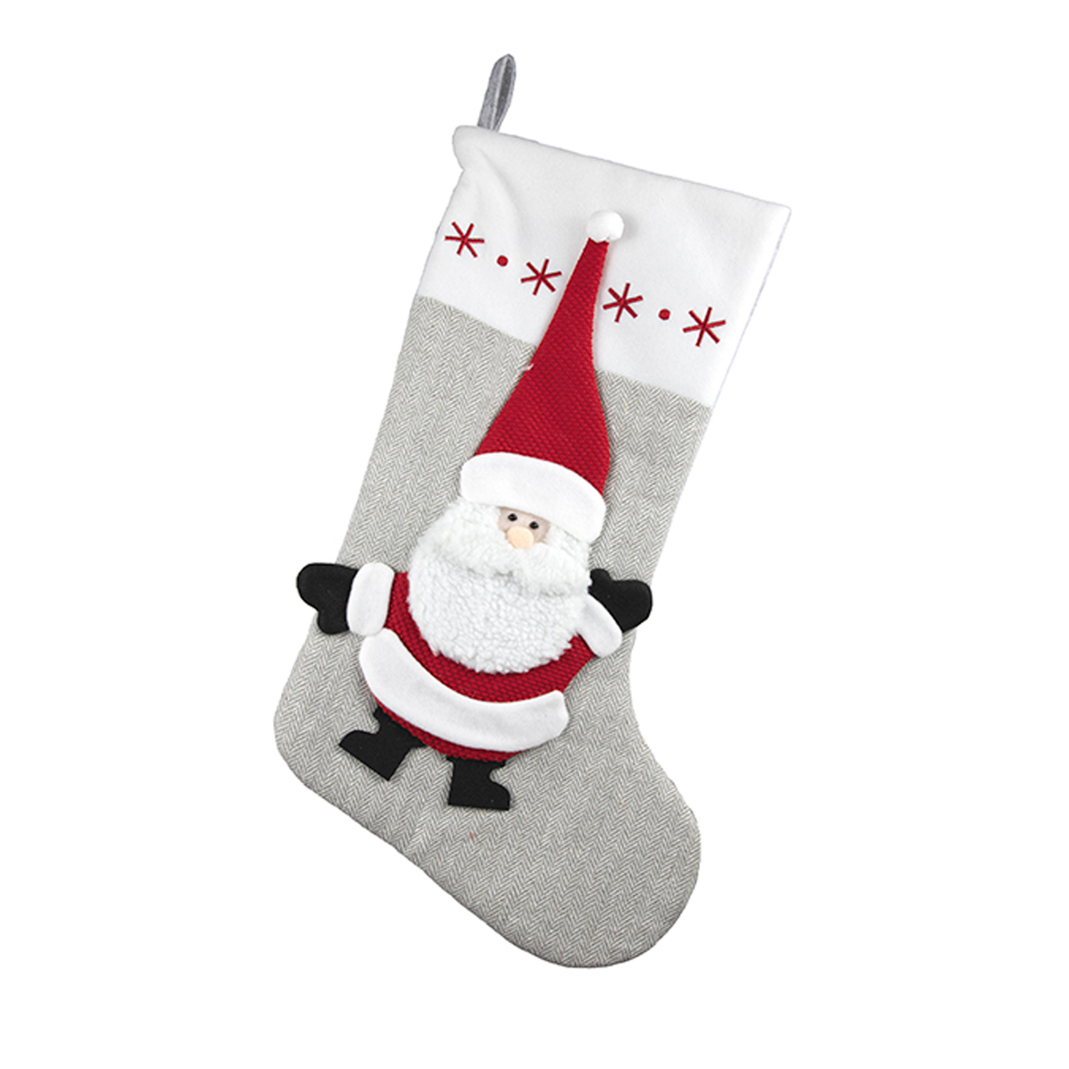 Danson - Christmas stockings, 55 cm, grey