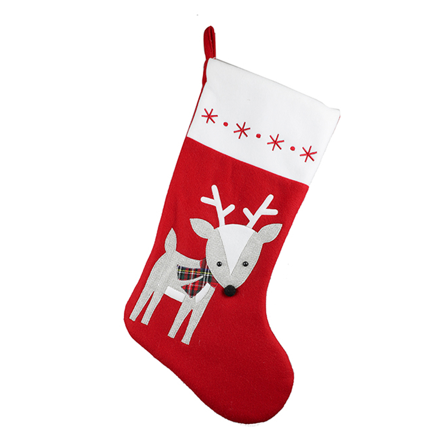 Danson - Christmas stockings, 55 cm, red