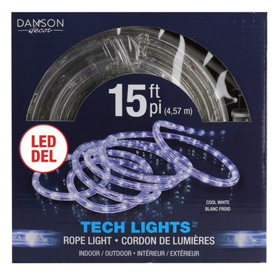 Danson - Cordon de lumières blanches DEL - 120 lumières