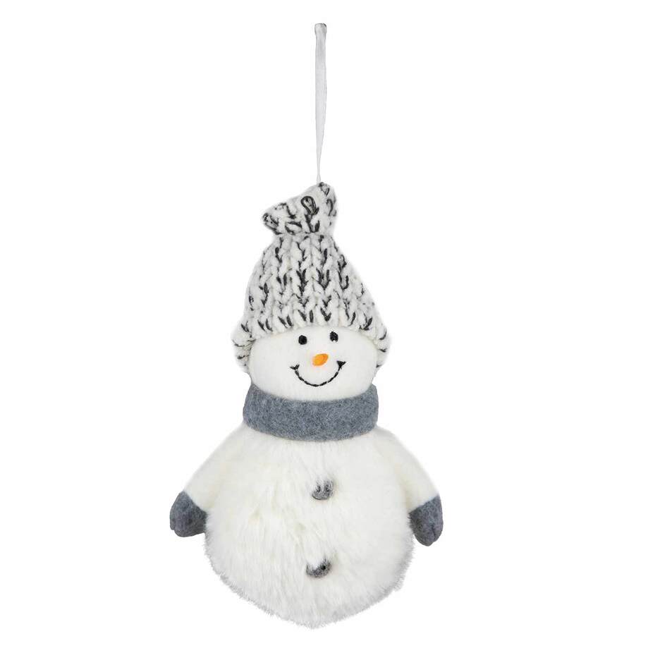 DANSON - Fabric snowman tree ornament