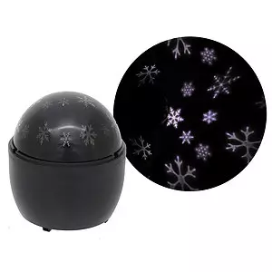 Danson - Mini projecteur de lumière DEL, flocons de neige