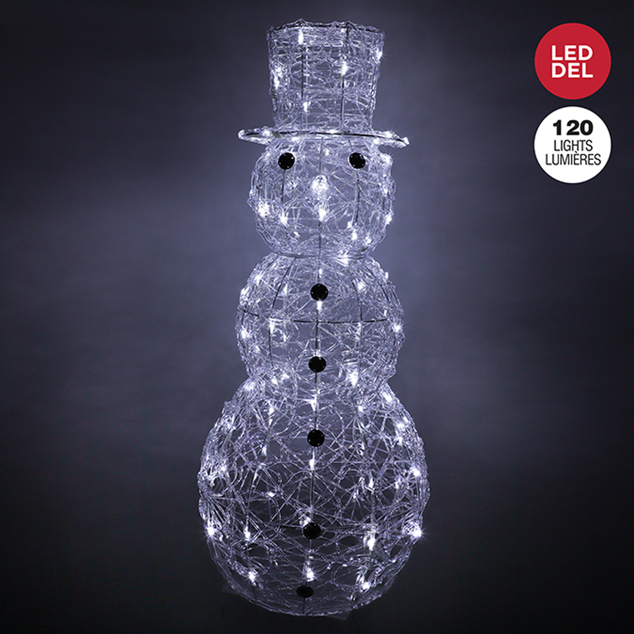 DANSON - Standing snowman 120 LED lights