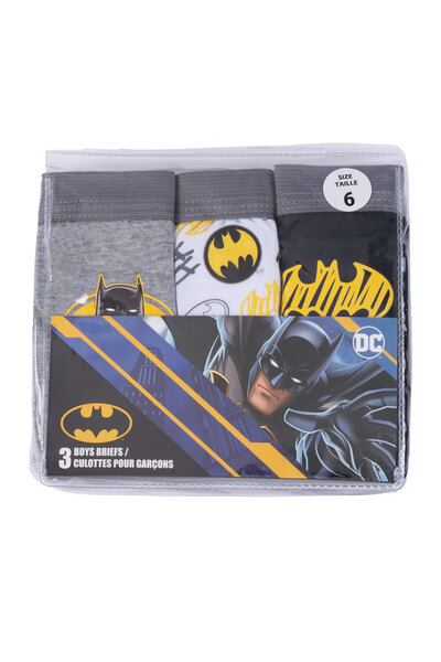 DC Comics - Batman - Boys' cotton briefs, pk. of 3