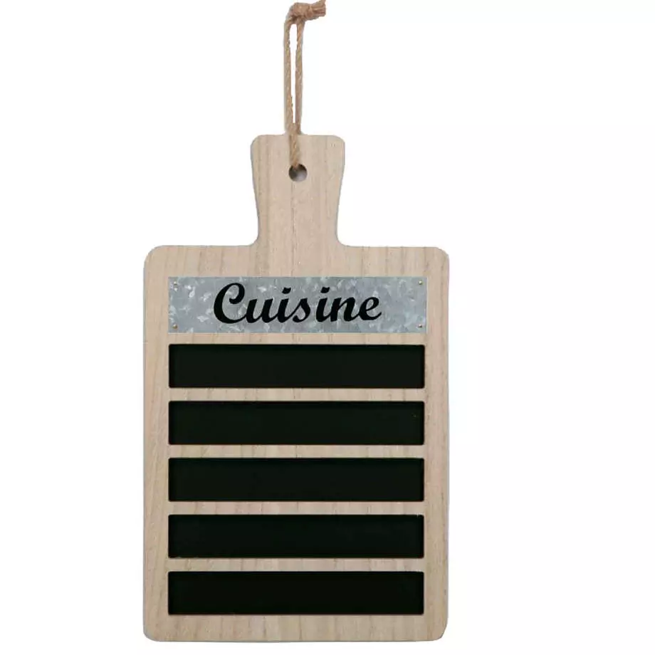 D&eacute;cor de tableau de cuisine suspendu