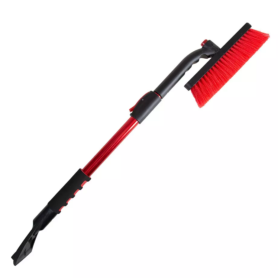 Deluxe Expandable snow brush with ice scaper, 31" to 39"