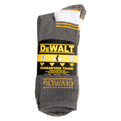 DeWALT - Non-binding work socks, 3 pairs