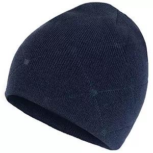 Diamond pattern acrylic knit beanie
