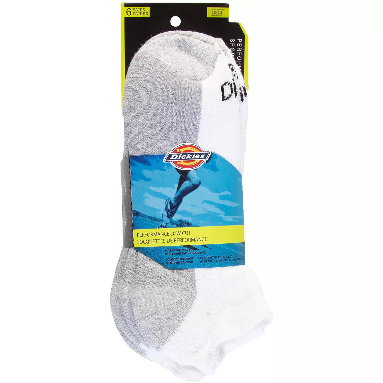 Dickies - Performance low cut socks, 6 pairs, white