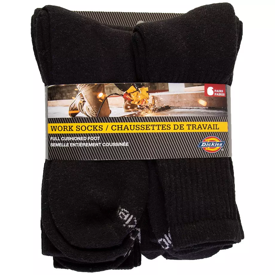 Dickies - Work socks, 6 pairs, black
