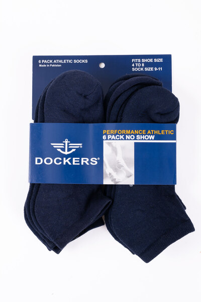 Dockers - Performance athletic no show socks - 6 pairs