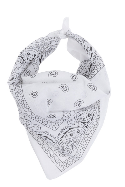 Double-sided paisley print bandana scarf