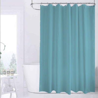 Doublure de rideau de douche PEVA avec oeillets en métal - Turquoise