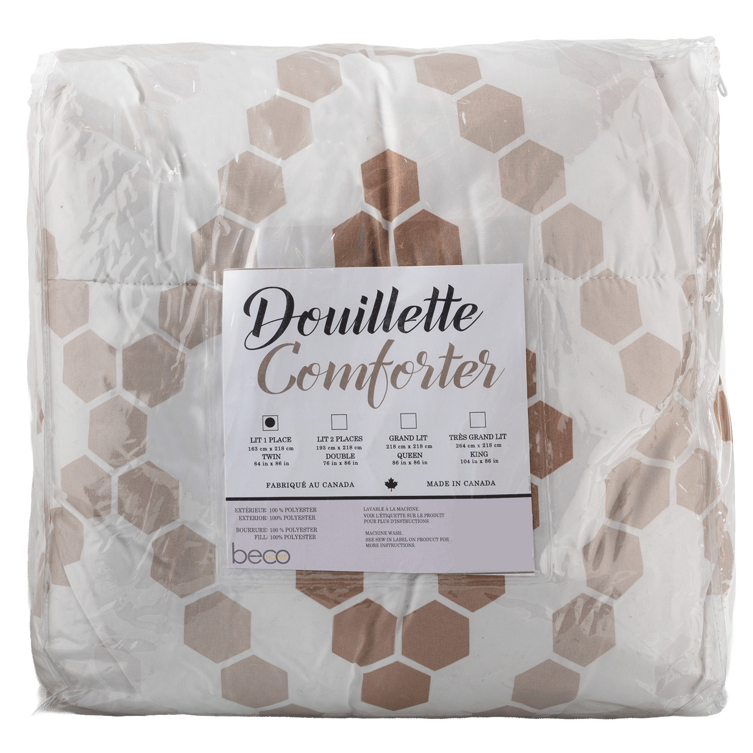 Douillette en microfibre