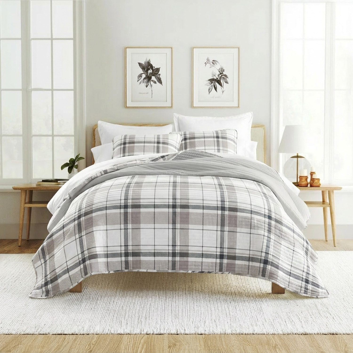 Douillette en microfibre, Carotté