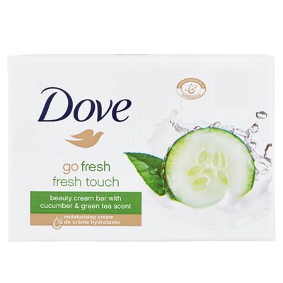 Dove - Fresh Touch beauty bar soap, 100g - Cucumber & green tea scent