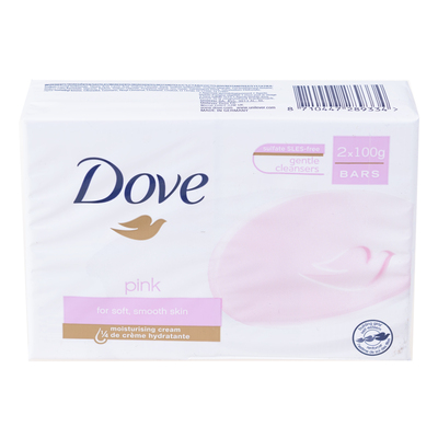 Dove - Pain de beauté rose, paq. de 2 x 100g