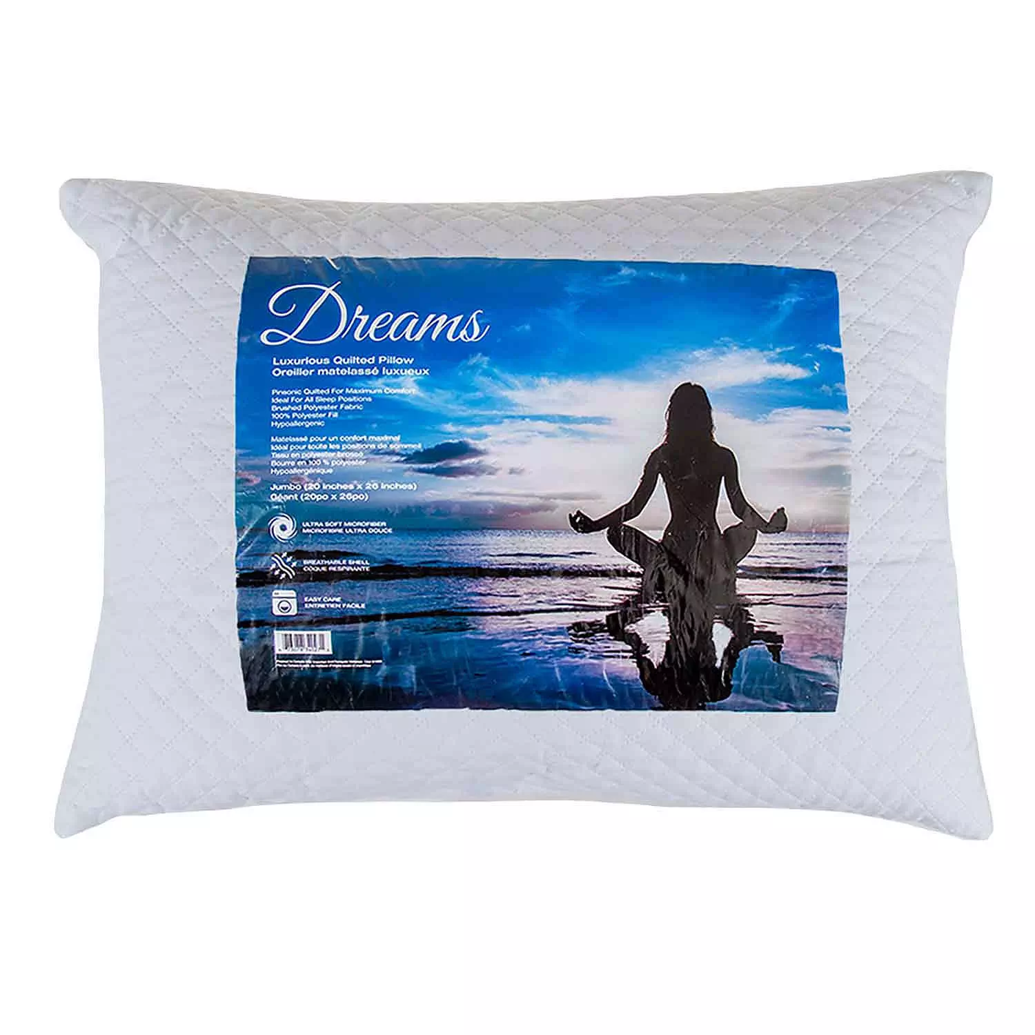Dreams - Oreiller matelass&eacute;, 20"x26" - Jumbo