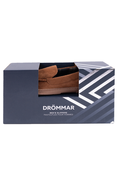 Drommar - Boxed memory foam moccasin slippers