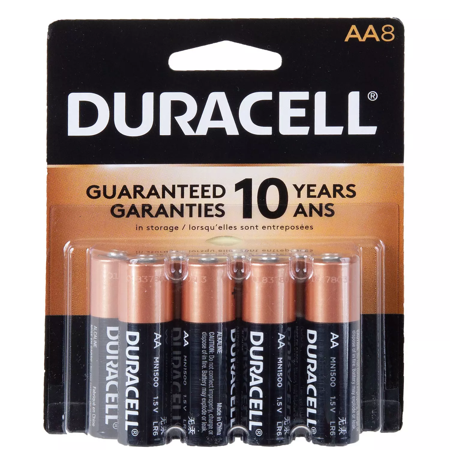 Duracell - Alkaline AA batteries, pk. of 8