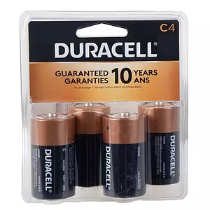 Duracell - Alkaline C batteries, pk. of 4