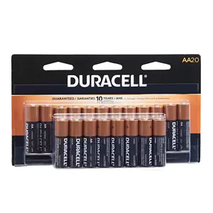 Duracell - Batteries AA, paq. de 20