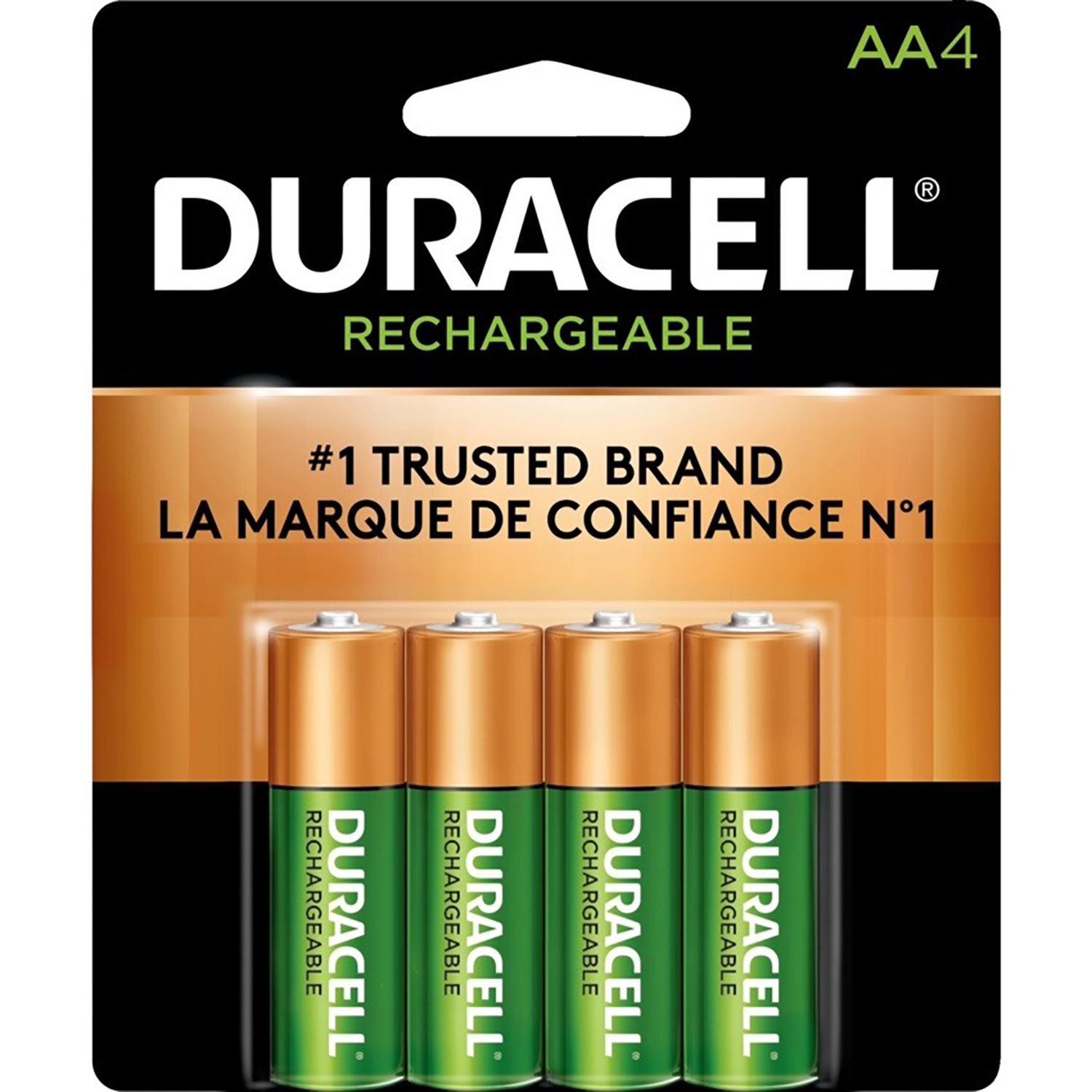 Duracell - Piles AA rechargeables, paq. de 4