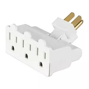 Eclipse Pro - 3 grounded outlets swivel adaptor