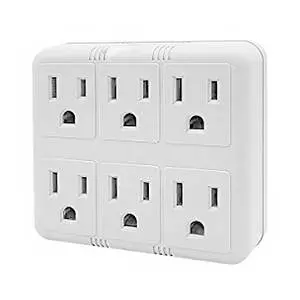 Eclipse Pro - 6 grounded outlets adaptor