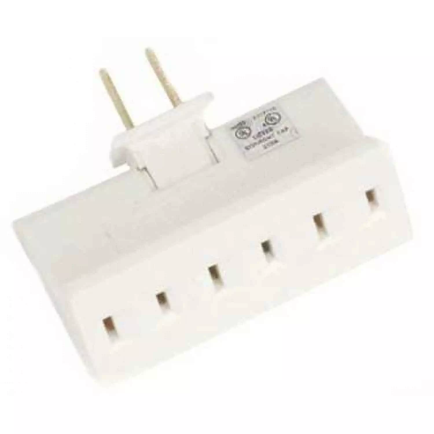 eLink - Multi-prise murale pivotant polaris&eacute;, 3 prises
