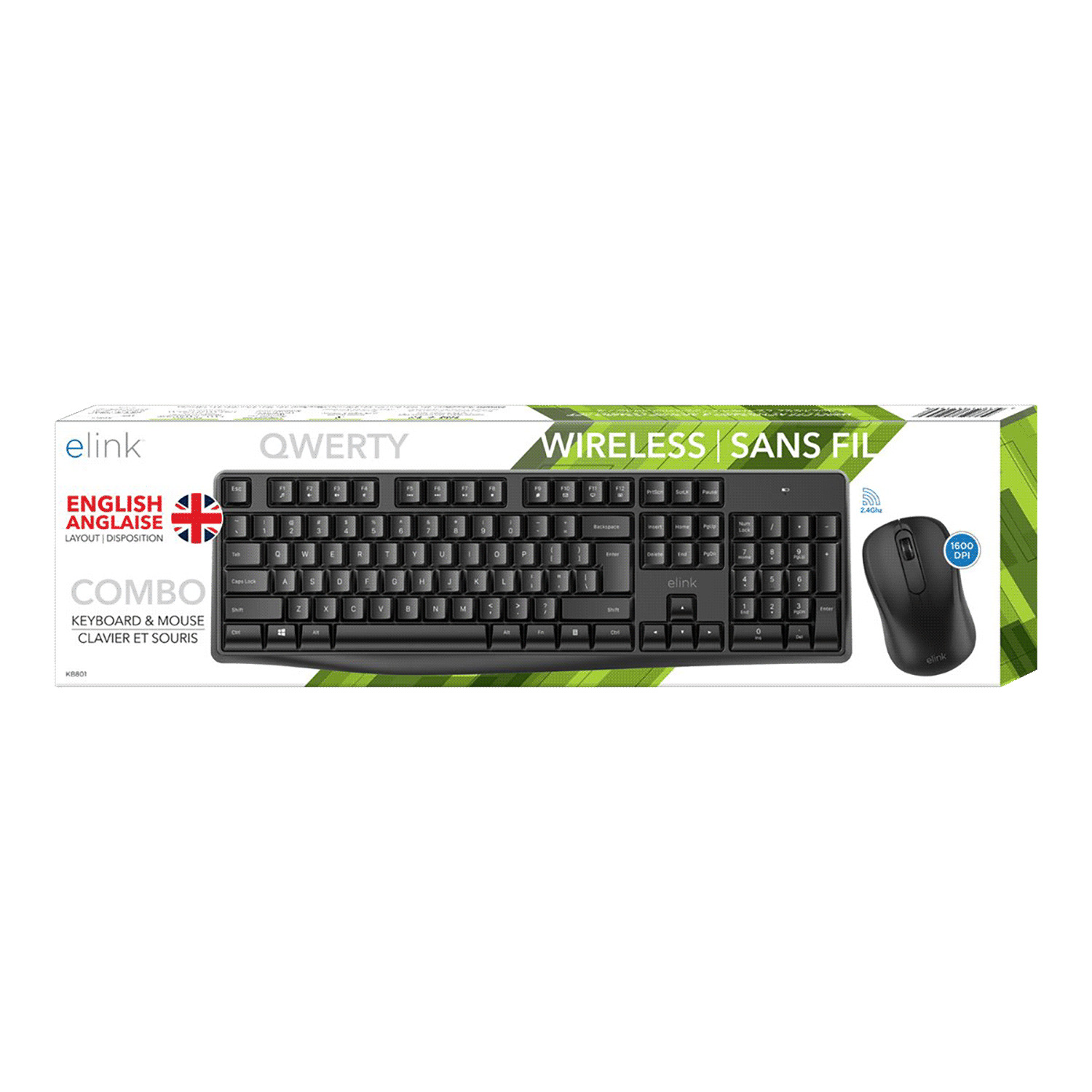 eLink - Wireless keyboard and mouse set
