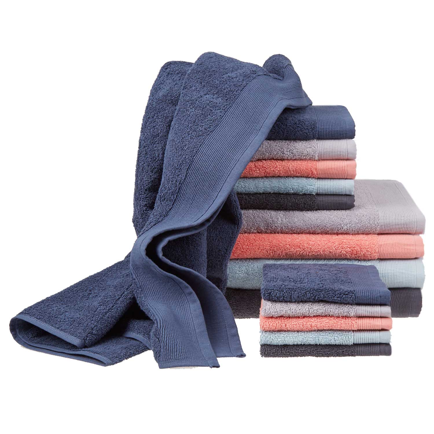 ELITE Collection - Classic cam border bath towel