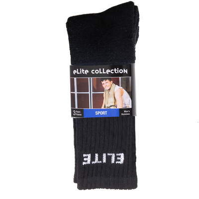 Elite Collection - Cotton sports socks, 3 pairs