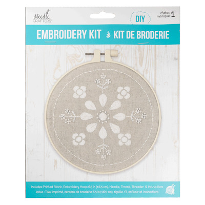 Embroidery kit, Floral Harmony