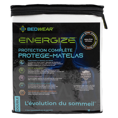 Energize - Protecteur de matelas, Double